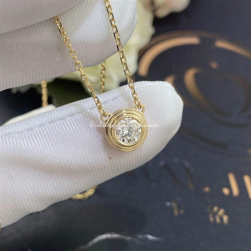Cartier D’amour Necklace B7215500 Large Model Yellow Gold Diamond 2