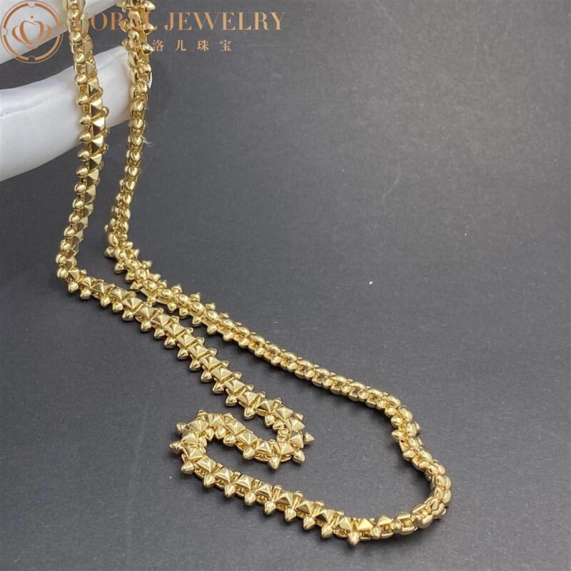 Cartier Clash De Cartier Flexible N7424407 Necklace Medium Model Yellow Gold 3