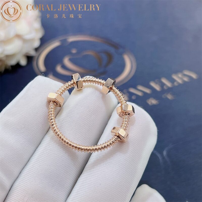 Cartier Ecrou De Cartier B4227300 Ring Rose Gold 2