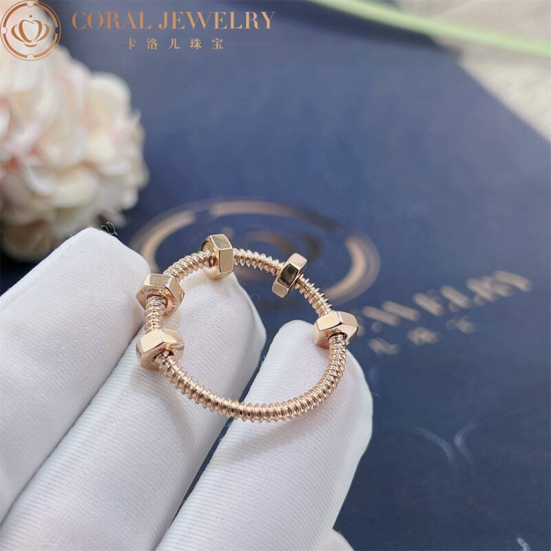 Cartier Ecrou De Cartier B4227300 Ring Rose Gold 8