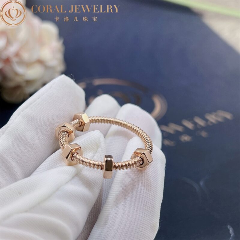 Cartier Ecrou De Cartier B4227300 Ring Rose Gold 7