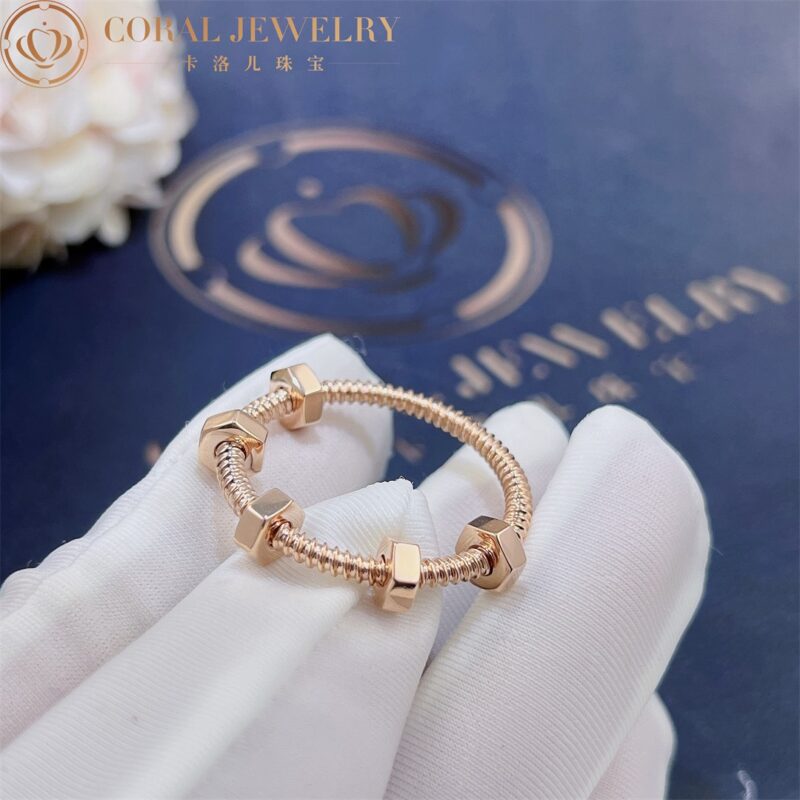 Cartier Ecrou De Cartier B4227300 Ring Rose Gold 3