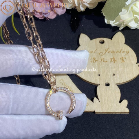 Cartier N7413500 Juste un Clou Chain Necklace Rose Gold 14