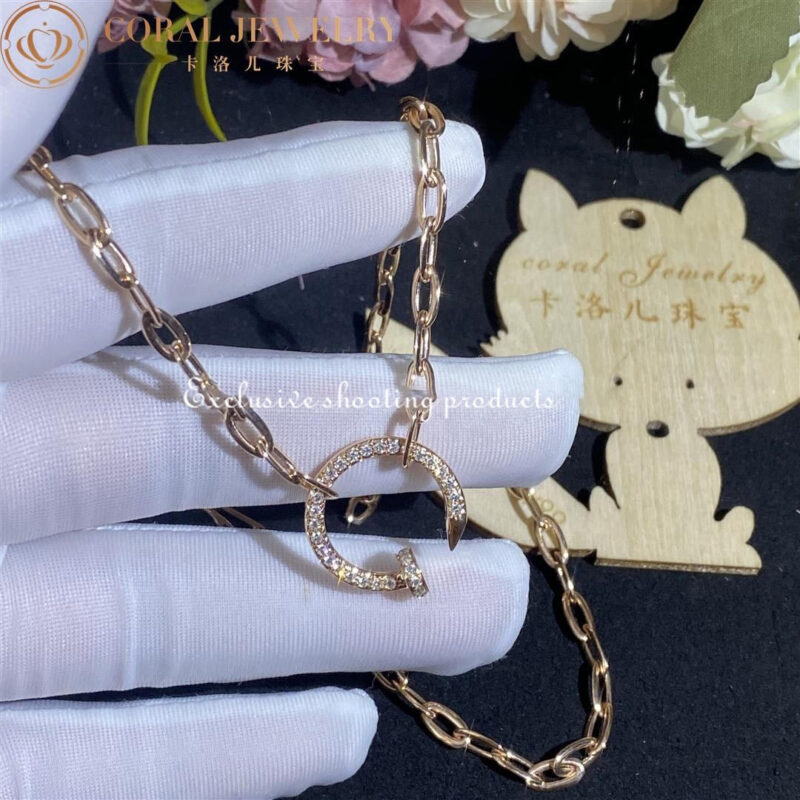 Cartier N7413500 Juste un Clou Chain Necklace Rose Gold 13