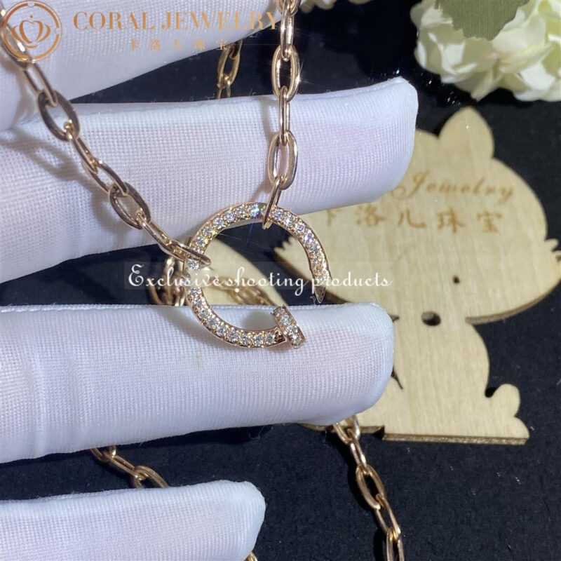 Cartier N7413500 Juste un Clou Chain Necklace Rose Gold 12