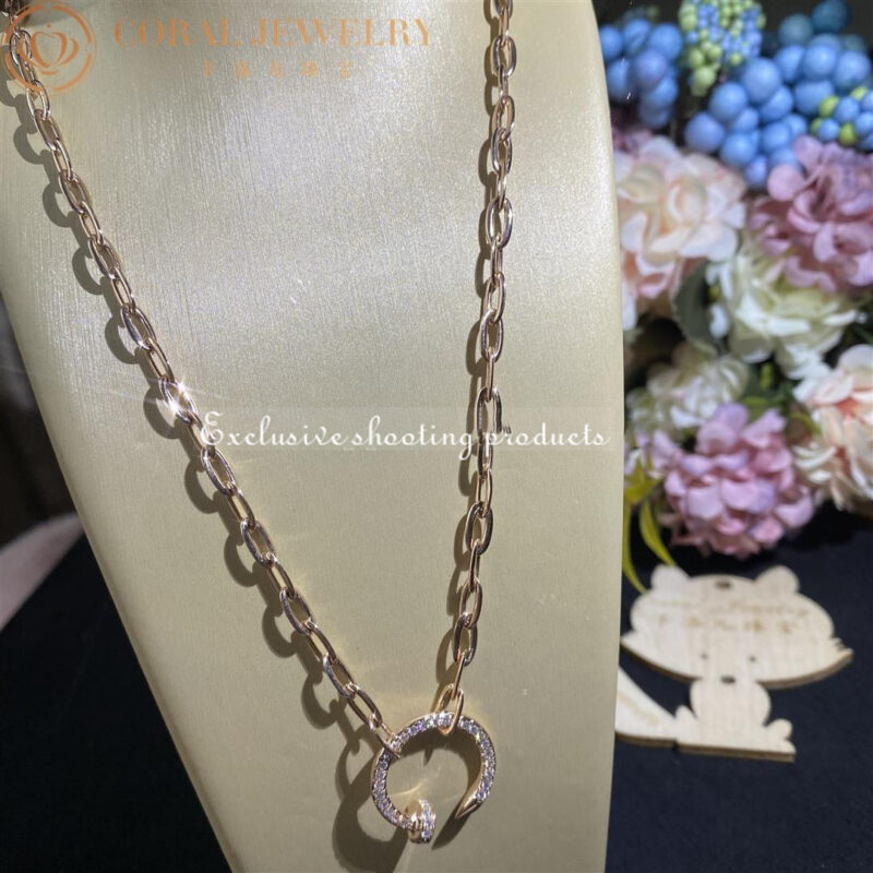 Cartier N7413500 Juste un Clou Chain Necklace Rose Gold 10