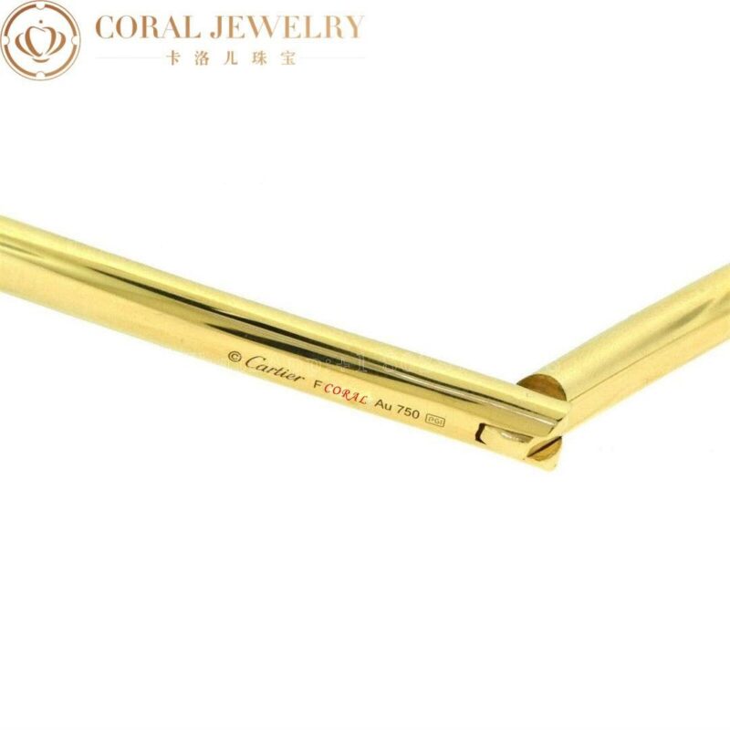 Cartier Juste un Clou Collar N7424270 Necklace Large Model Yellow Gold Diamonds 2