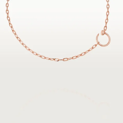 Cartier N7413500 Juste un Clou Chain Necklace Rose Gold 1