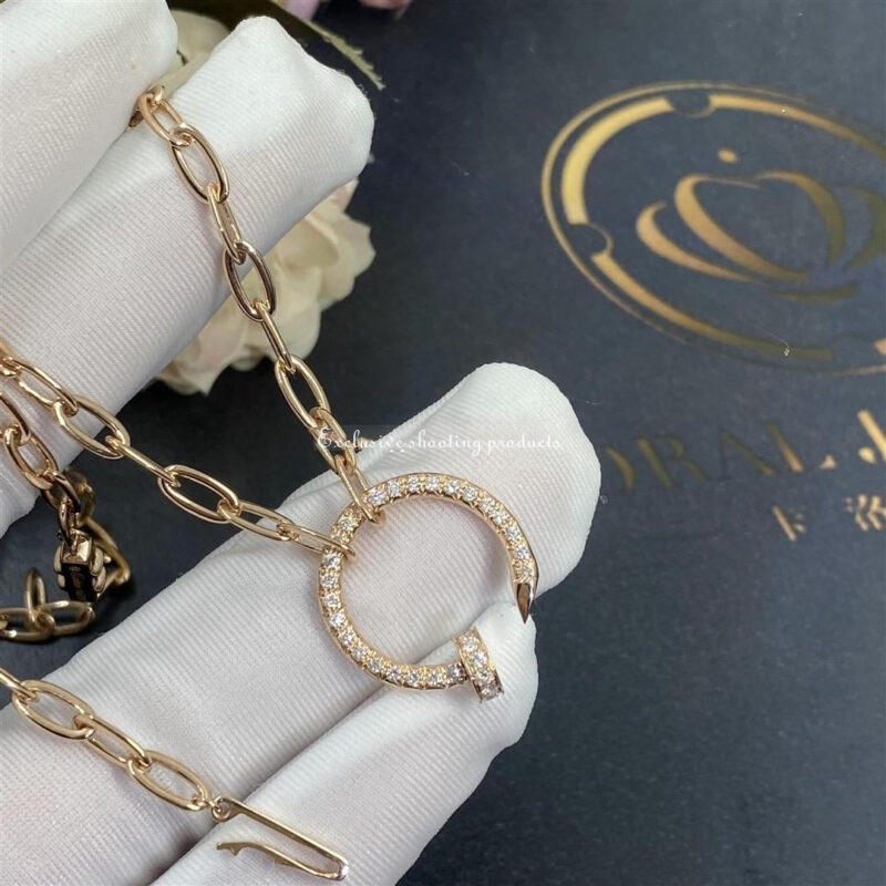 Cartier N7413500 Juste un Clou Chain Necklace Rose Gold 3
