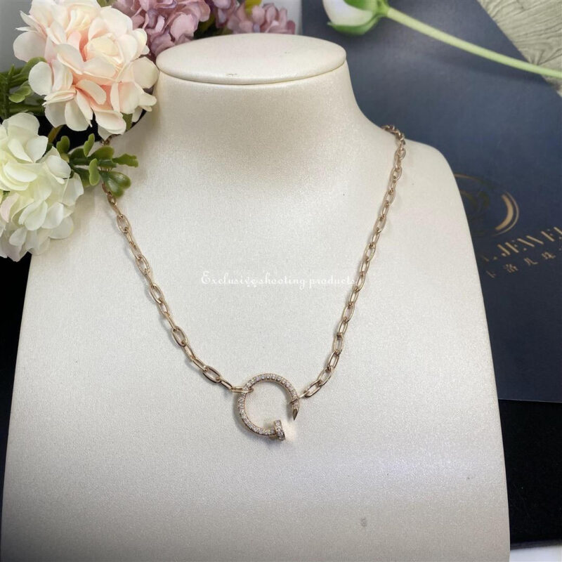 Cartier N7413500 Juste un Clou Chain Necklace Rose Gold 2