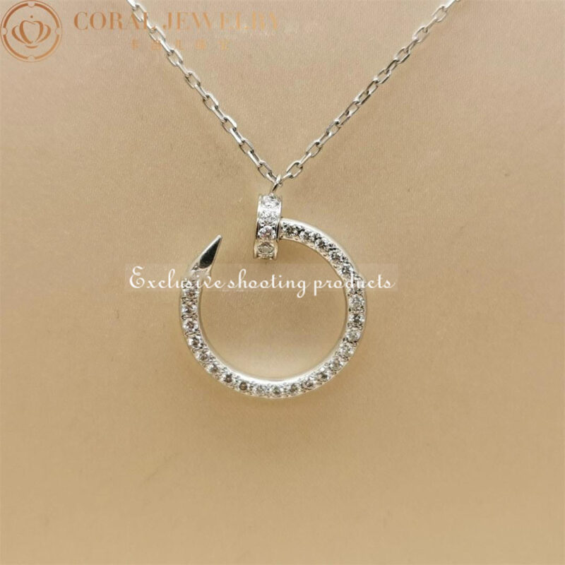 Cartier Juste un Clou B3046900 Necklace White Gold Diamonds 11