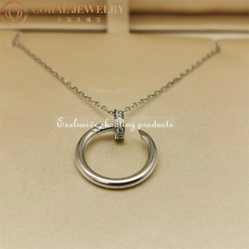 Cartier Juste un Clou B3046900 Necklace White Gold Diamonds 10
