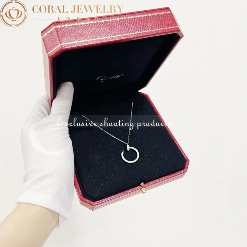 Cartier Juste un Clou B3046900 Necklace White Gold Diamonds 6