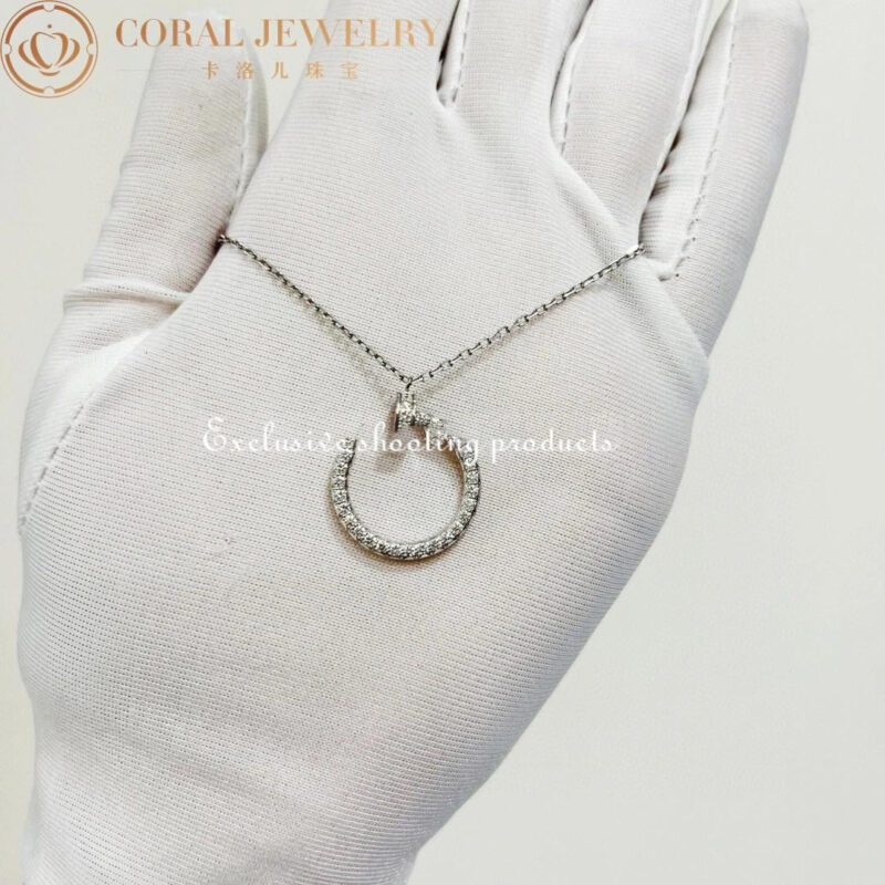 Cartier Juste un Clou B3046900 Necklace White Gold Diamonds 5
