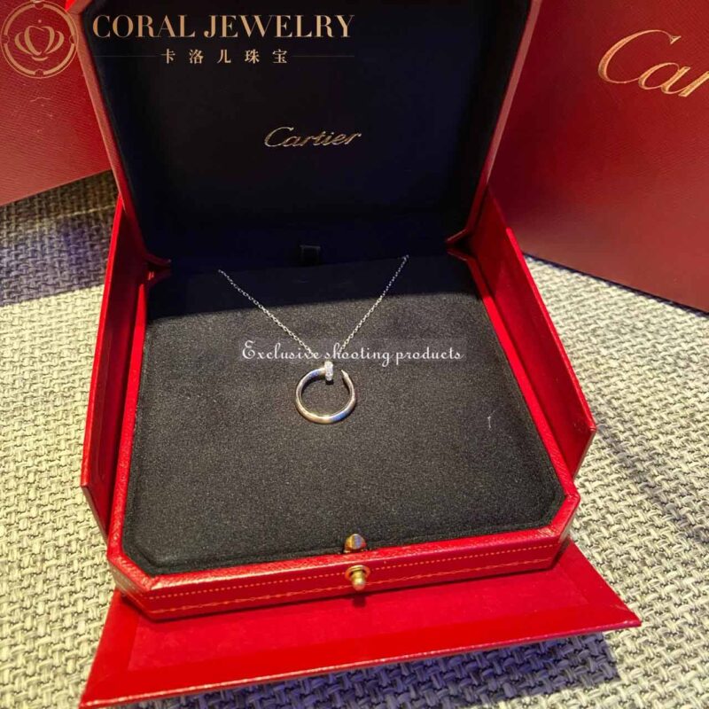Cartier Juste un Clou B7224514 Necklace White Gold Diamonds 8