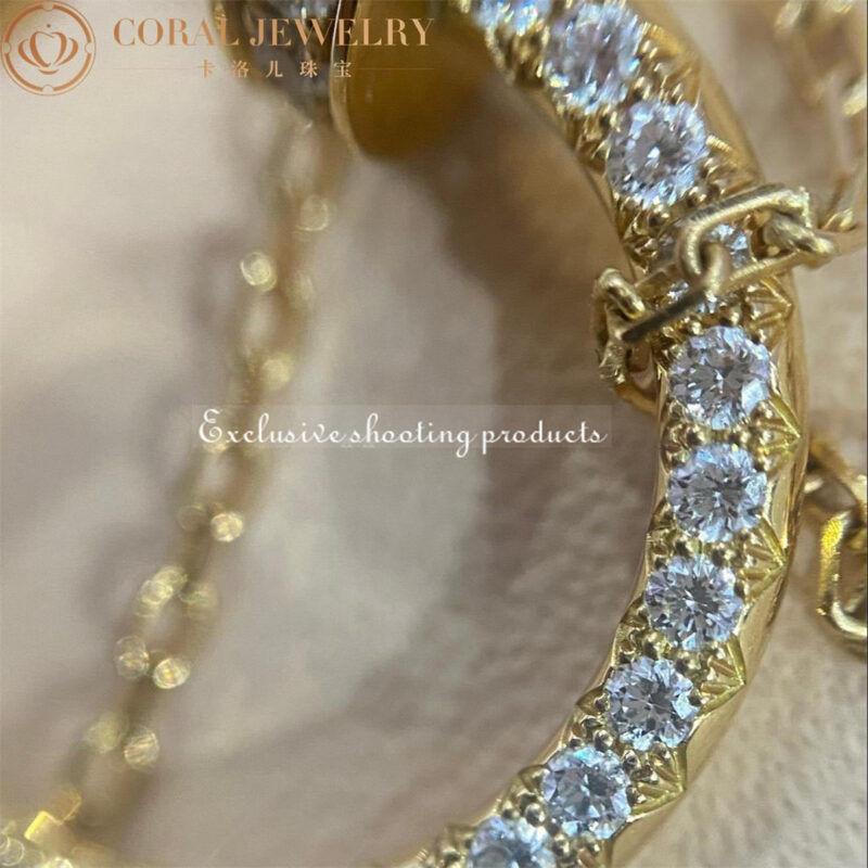 Cartier Juste un Clou Necklace B7224511 Yellow Gold Diamonds 6