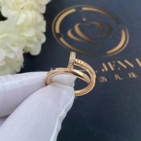 Cartier Juste un Clou Ring B4094800 Rose gold Diamonds 11
