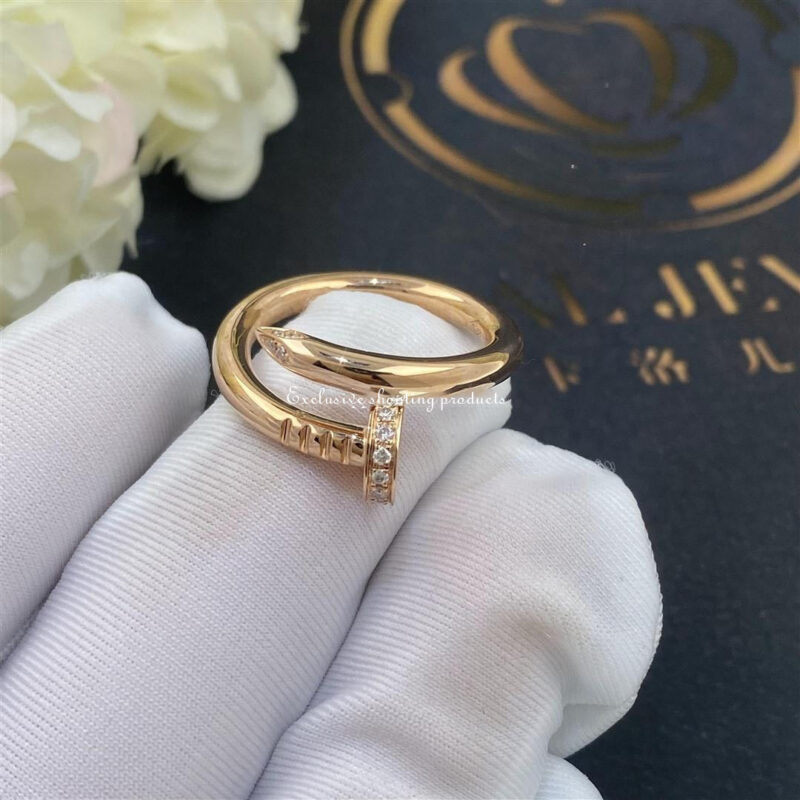 Cartier Juste un Clou Ring B4094800 Rose gold Diamonds 8