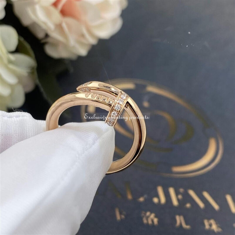 Cartier Juste un Clou Ring B4094800 Rose gold Diamonds 4