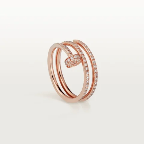 Cartier Juste un Clou Ring B4210900 Rose Gold Diamonds 1