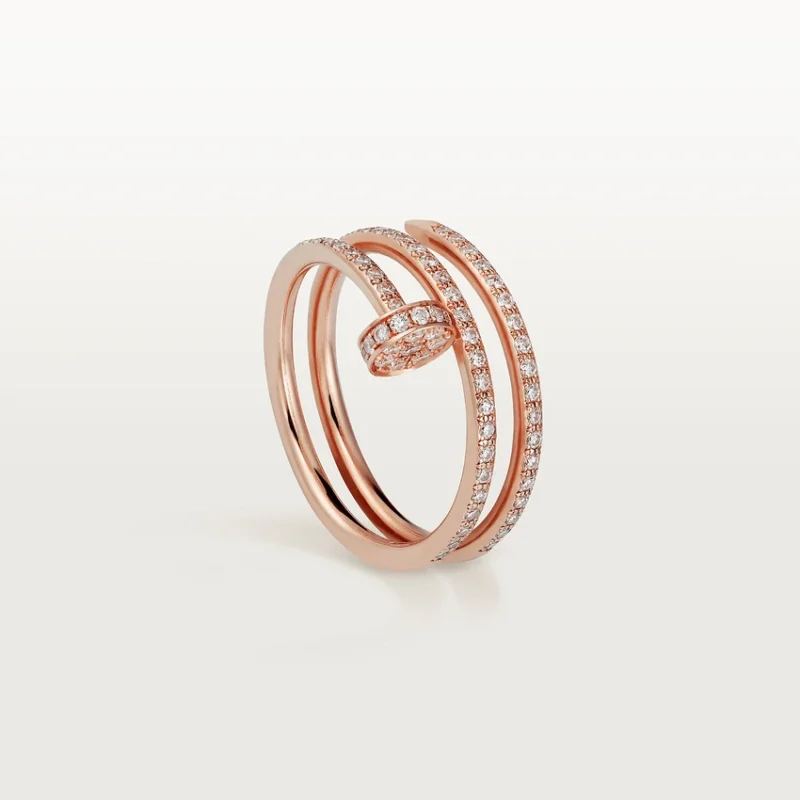 Cartier Juste un Clou Ring B4210900 Rose Gold Diamonds 1