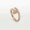 Cartier Juste Un Clou Ring Rose Gold Diamonds Ref N4748600 Coral 1