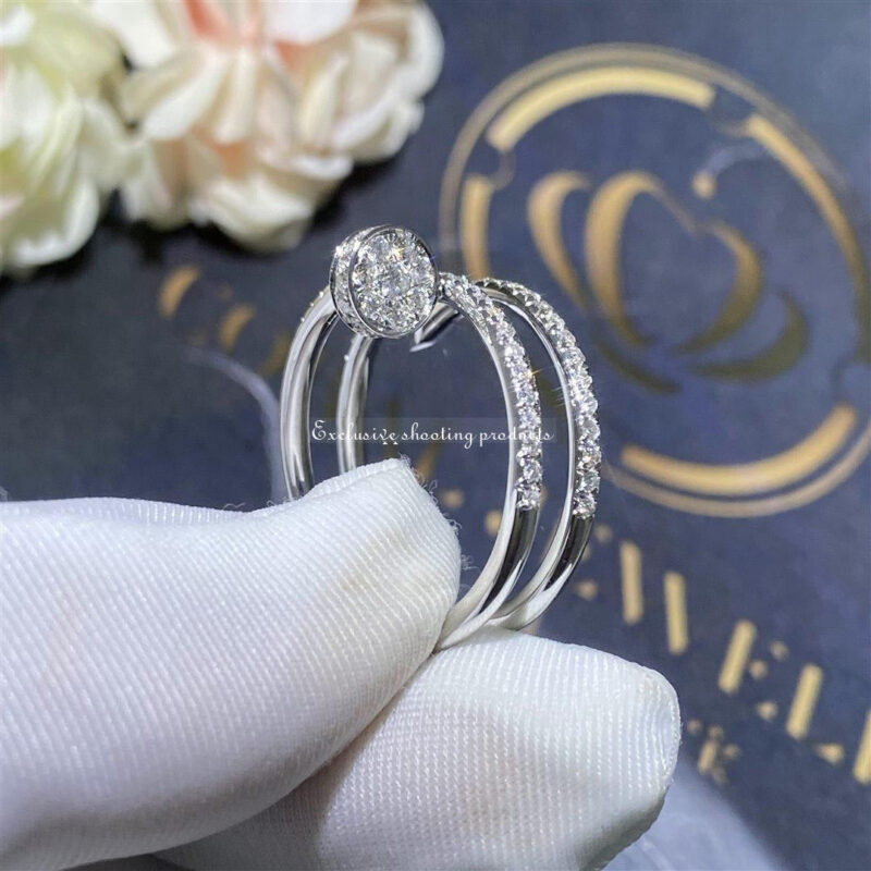 Cartier Juste un Clou Ring B4211100 White Gold Diamonds 3