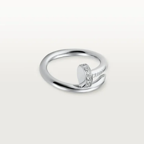 Cartier Juste un Clou Ring B4092700 White Gold Diamonds 2