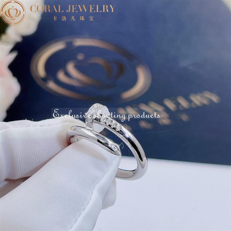 Cartier Juste un Clou Ring B4092700 White Gold Diamonds 3