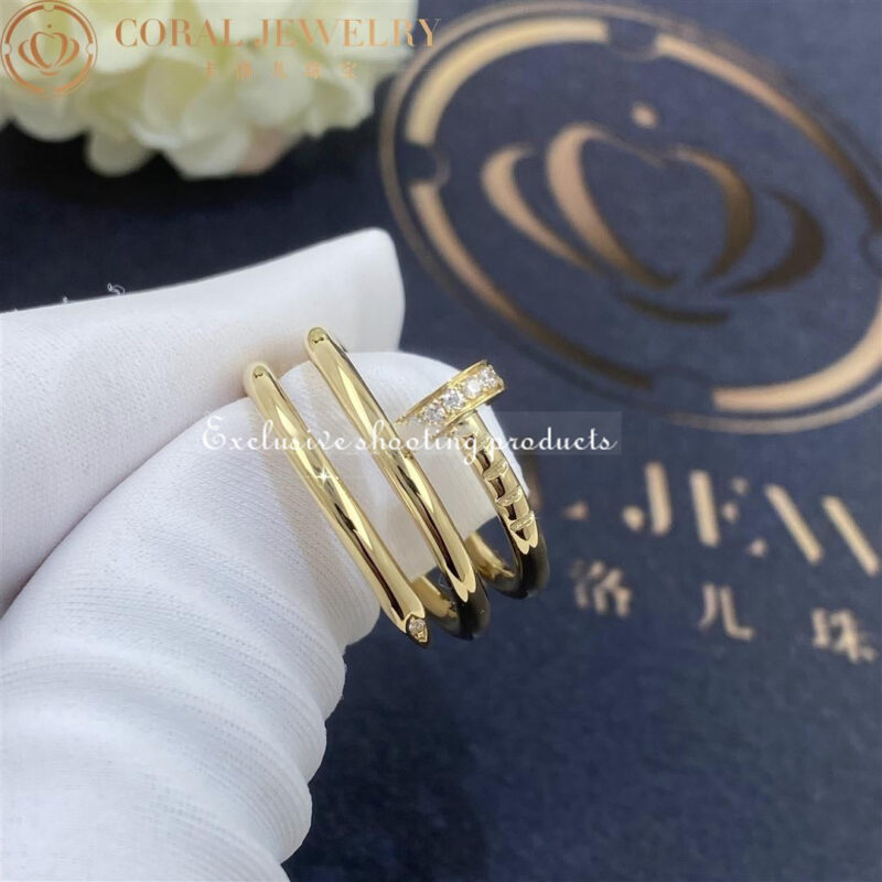 Cartier Juste un Clou B4211800 Ring Yellow Gold Diamonds 5