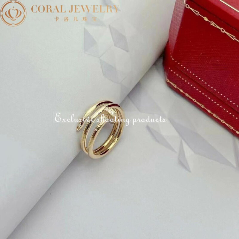 Cartier Juste un Clou B4211800 Ring Yellow Gold Diamonds 4