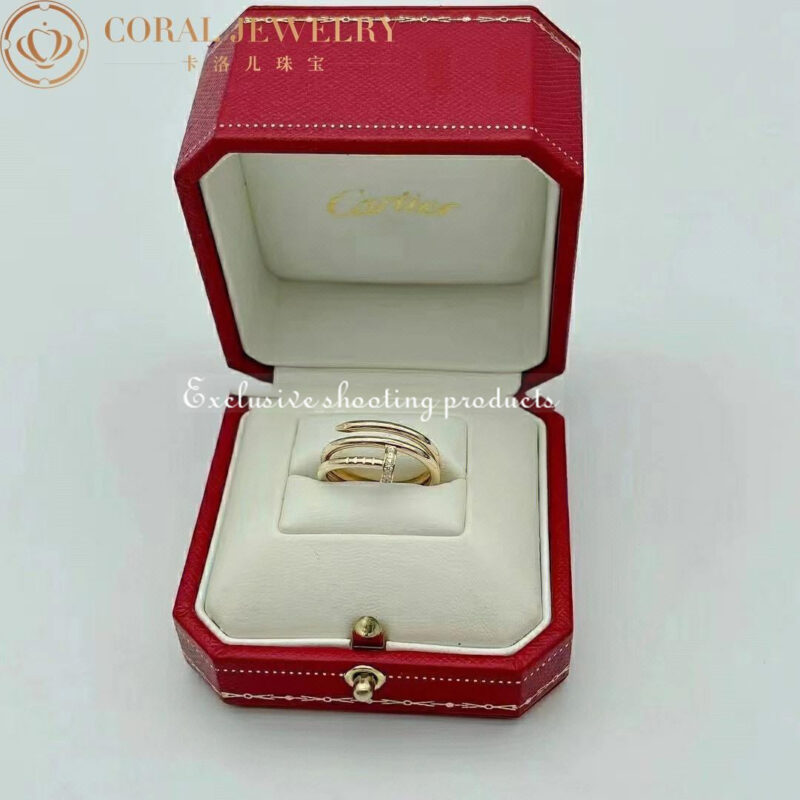 Cartier Juste un Clou B4211800 Ring Yellow Gold Diamonds 2
