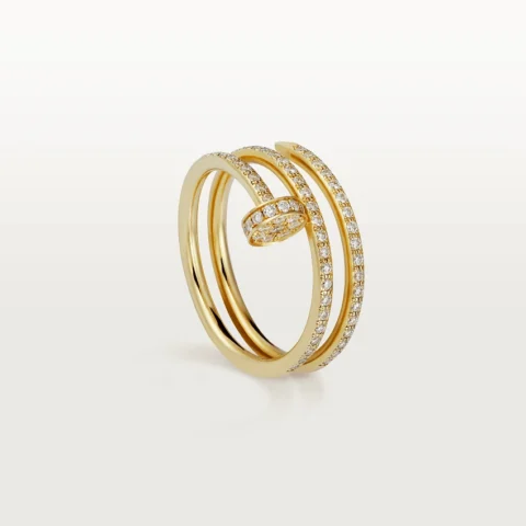 Cartier Juste un Clou B4211900 Ring Yellow Gold Diamonds 1