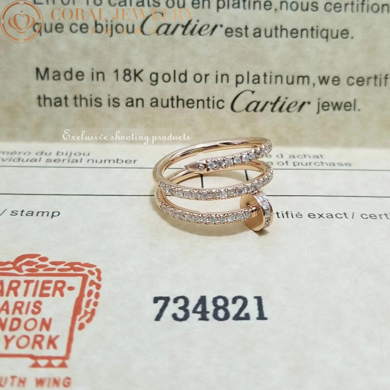Cartier Juste un Clou B4211900 Ring Yellow Gold Diamonds 2