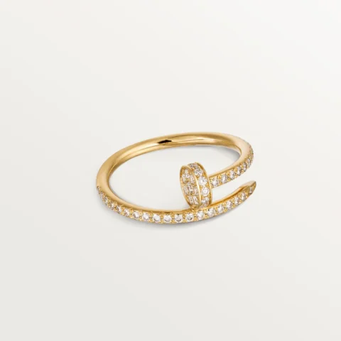 Cartier Juste un Clou B4231500 Ring Yellow Gold Diamonds 2