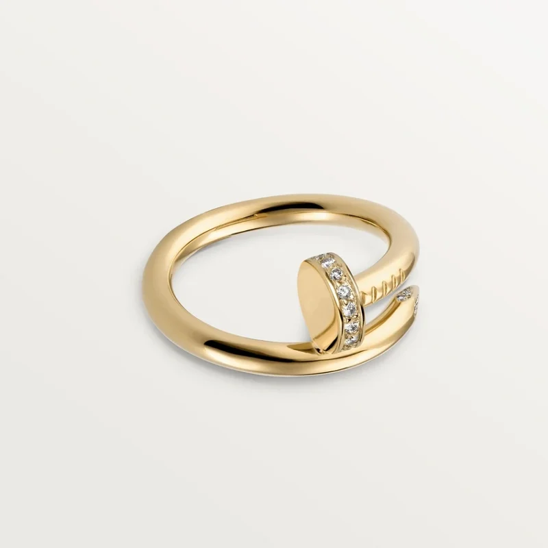 Cartier Juste un Clou Ring B4216900 Yellow Gold Diamonds 1