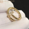 Cartier Juste un Clou Ring B4216900 Yellow Gold Diamonds 4