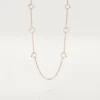 Cartier N7413400 Juste Un Clou Rose Gold Diamond Chain Necklace 1