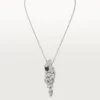 Cartier Les Oiseaux Libérés N3109100 Necklace White Gold Mother-of Pearl Emeralds Diamonds 1