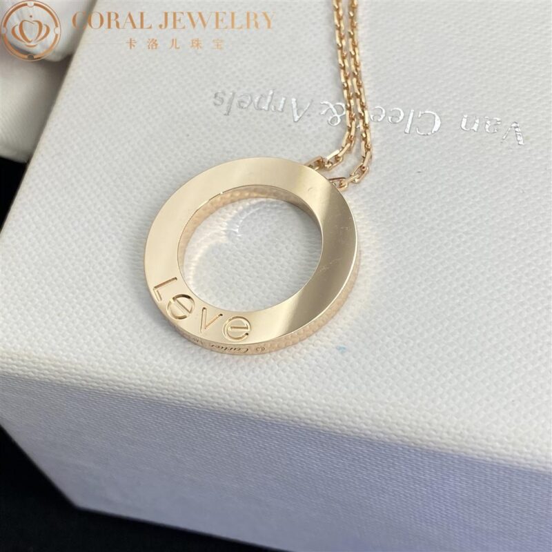 Cartier Love Necklace B7014400 18K Rose Gold 8