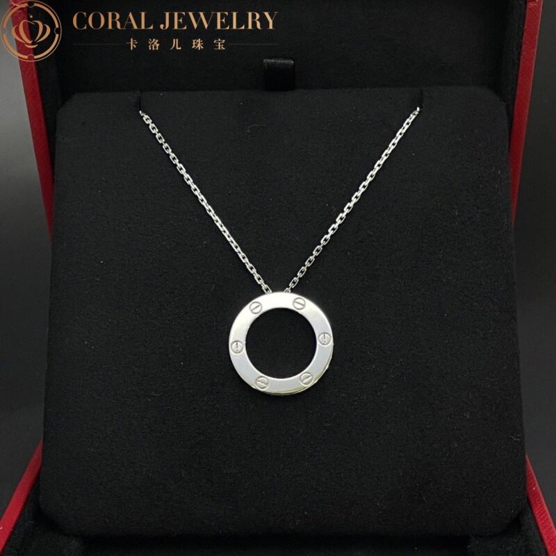 Cartier Love Necklace B7014300 18K White Gold 5