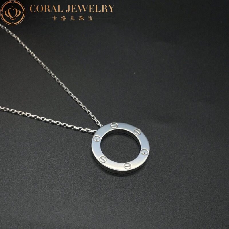 Cartier Love Necklace B7014300 18K White Gold 4