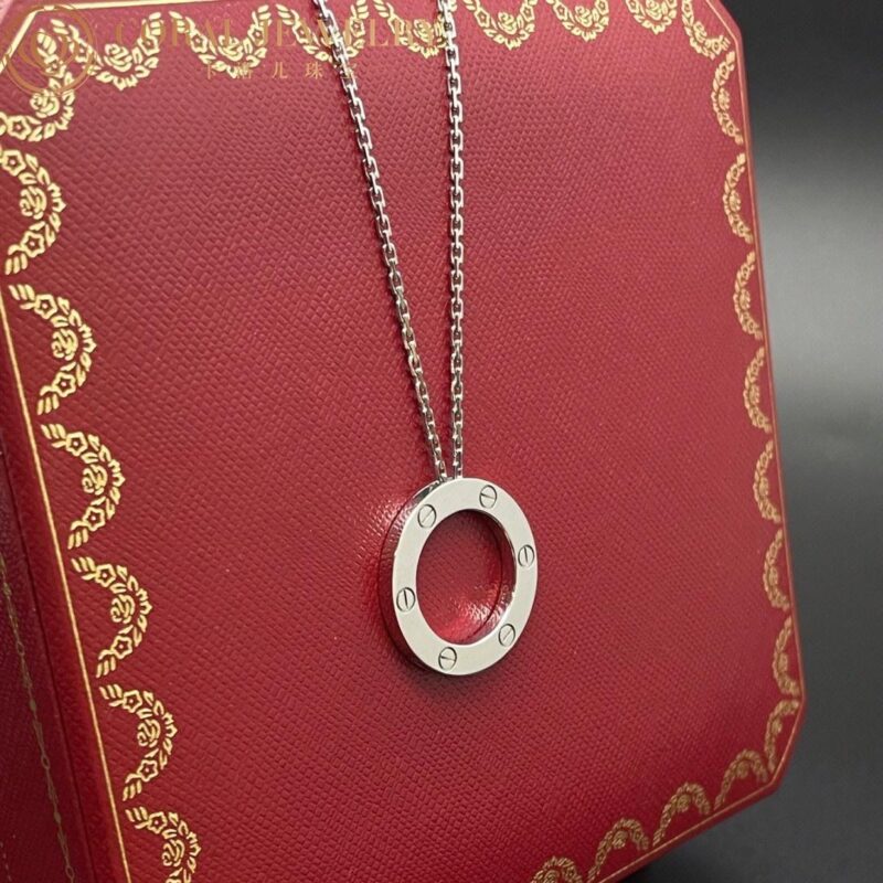 Cartier Love Necklace B7014300 18K White Gold 3