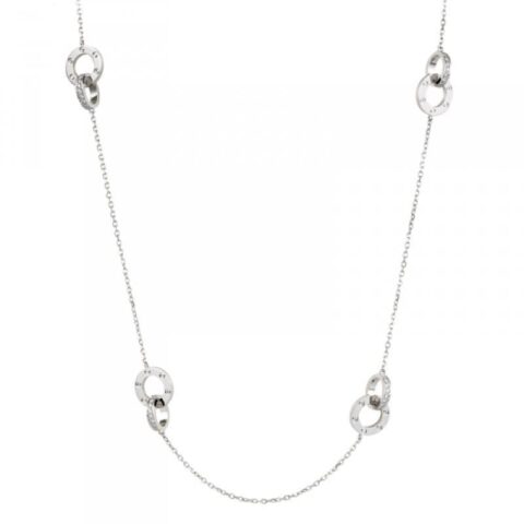 Cartier Love Necklace N7066000 Long Chain 18k White 3