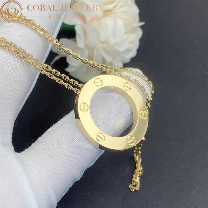 Cartier Love Necklace B7014200 18K Yellow Gold 7