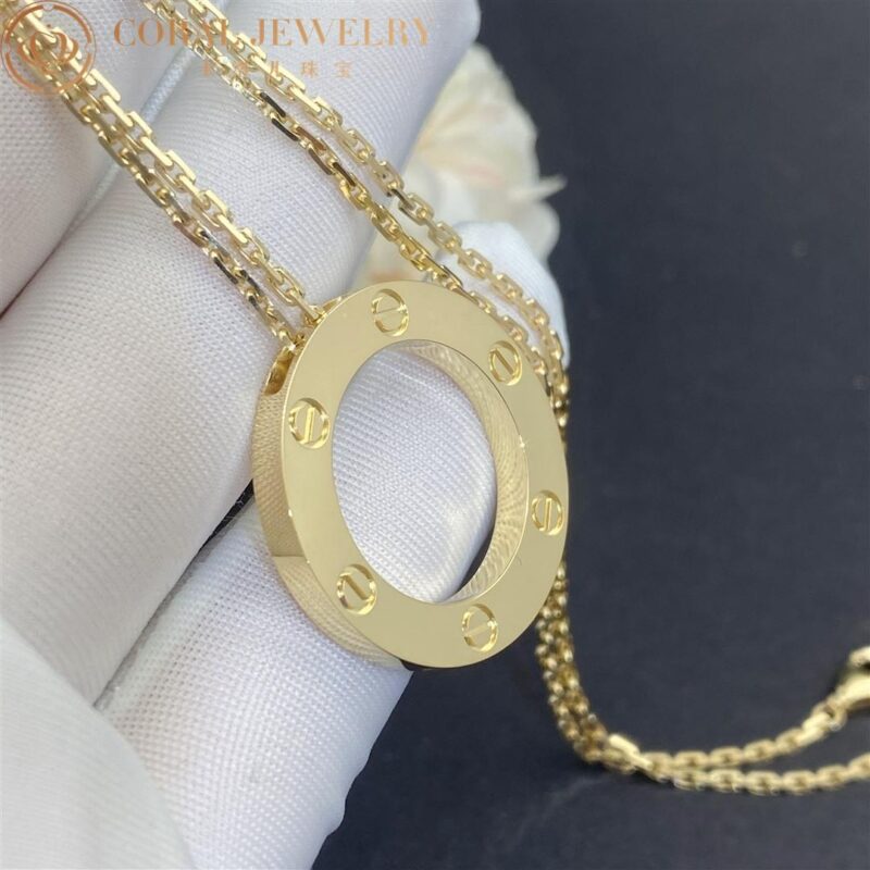 Cartier Love Necklace B7014200 18K Yellow Gold 6