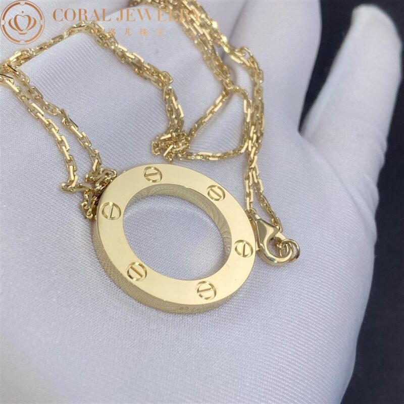 Cartier Love Necklace B7014200 18K Yellow Gold 4