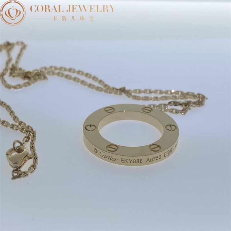 Cartier Love Necklace B7014200 18K Yellow Gold 3