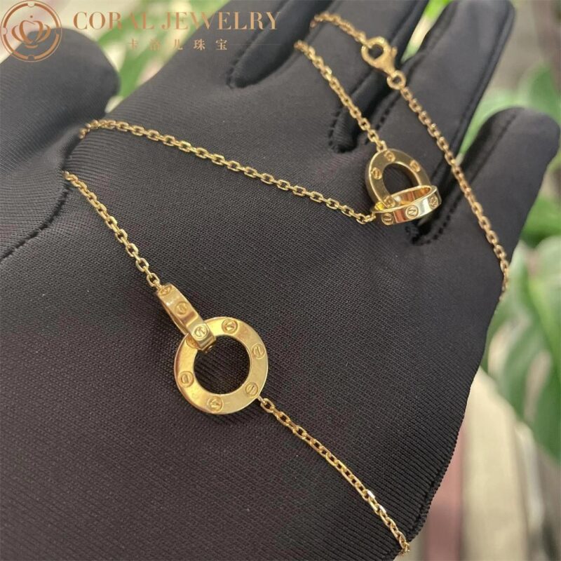 Cartier Love Necklace B7216800 Long Chain 18K Yellow Gold Long Necklace 2