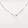 Cartier Love Necklace B7219400 2 Diamonds White Gold 2